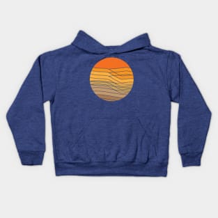 Sunset Waves Kids Hoodie